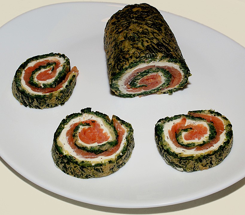 Lachs Spinat Rolle Von Hirlitschka Chefkoch De