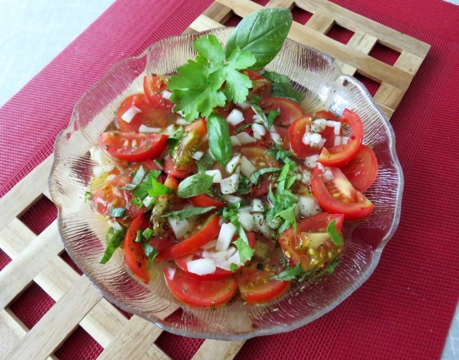 Tomatensalat Von Christinente Chefkoch