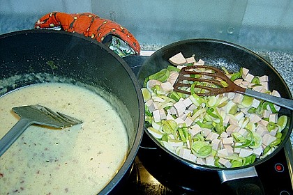 Berbackene B Chamel Kartoffeln Mit Fleischwurst Von Fachai Chefkoch