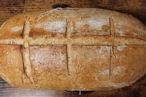 Haferflockenbrot Mit Sauerteig Von Seelenschein Chefkoch