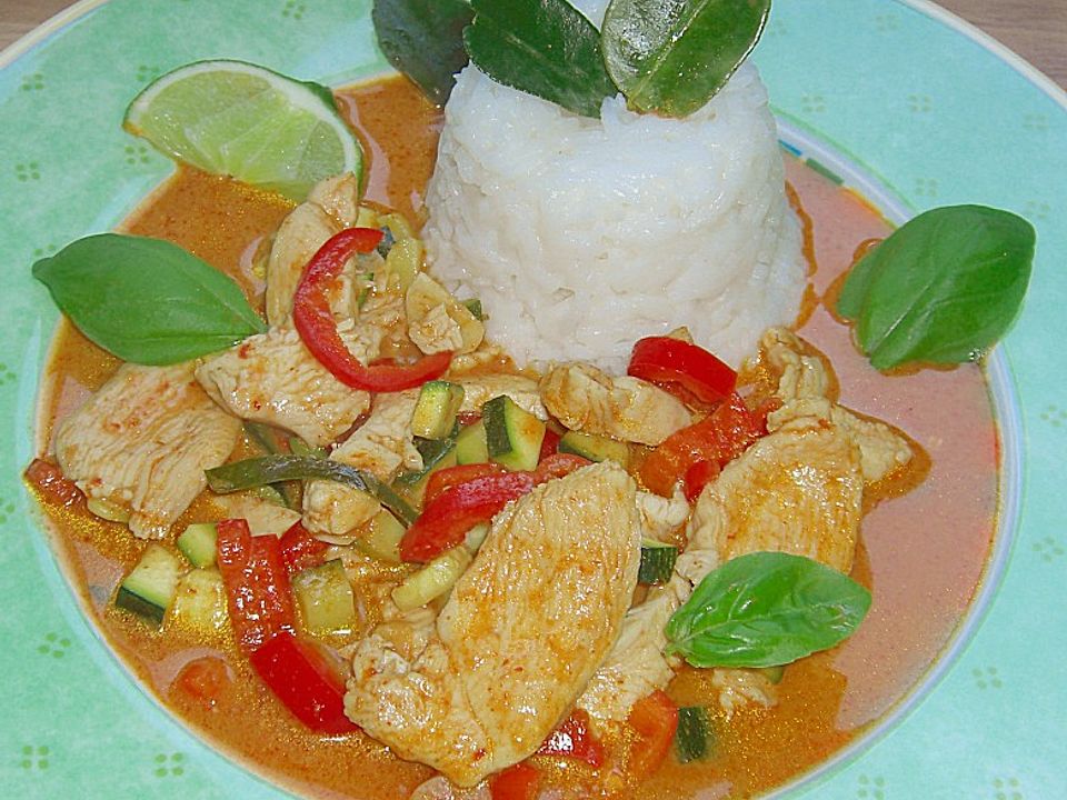 Rotes Thai Curry Mit Frischem Gem Se Von Jicky Chefkoch