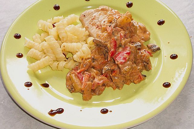 Puszta Putengeschnetzeltes In Wein Sahnesauce Von Kilometerfresserchen