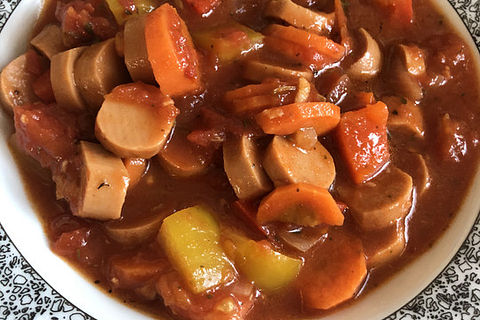 Würstchengulasch fast vegetarisch von Marie38 Chefkoch