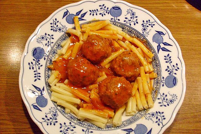 Hackfleischbällchen in Tomatensoße à la Gabi von gabriele9272 Chefkoch