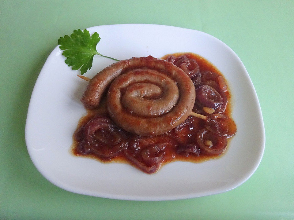 Bratwurst In Bier Von Pewe Chefkoch