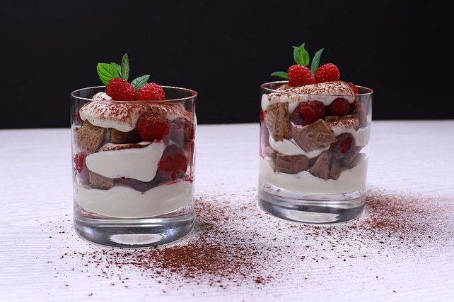 Tiramisu Mit Spekulatius Und Himbeeren Von Mima53 Chefkoch