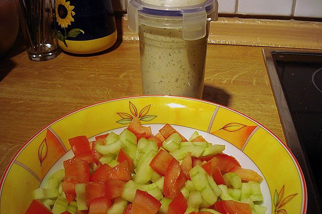 Einfache Salatsauce Von Tina1982xx Chefkoch