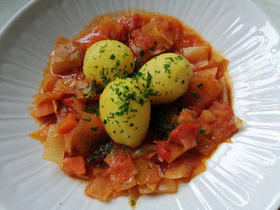 Weißkraut in Tomatensauce von Mariandl2000 Chefkoch