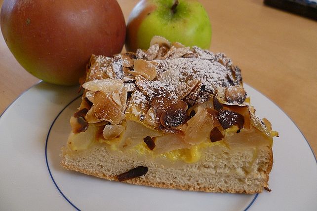 Apfel Eierlikör Kuchen vom Blech von Thokat Chefkoch