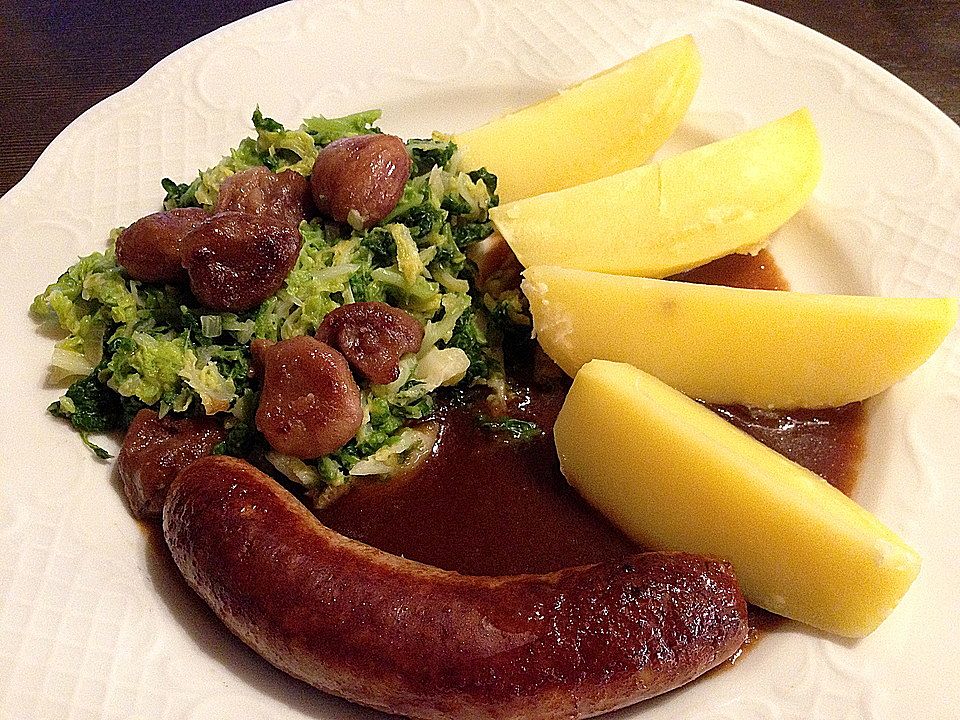 Bratwurst Mit Bierso E Von Viniferia Chefkoch