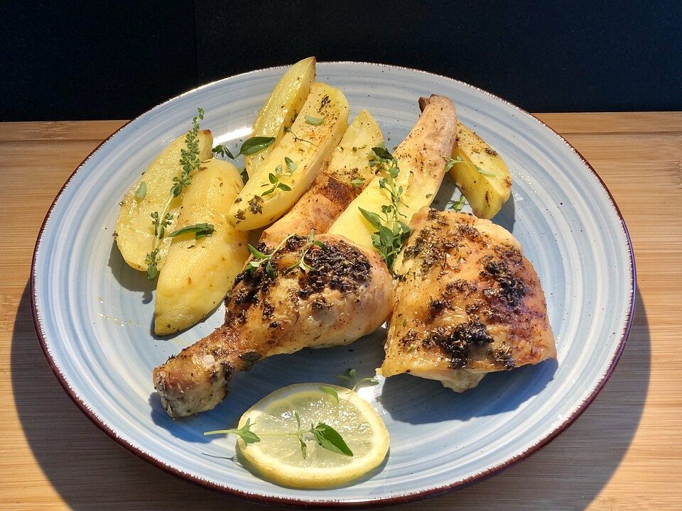 Hähnchen mit Kartoffeln im Ofen von emilia pl Chefkoch