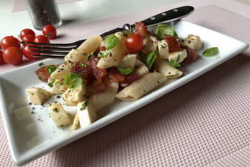 Nudel Tomaten Mozzarella Salat Von SvenBitzer Chefkoch