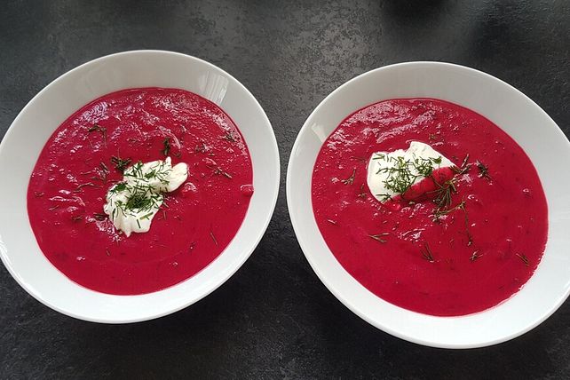 Marjellchens Traum Omas Rote Bete Suppe Von Rillette Chefkoch