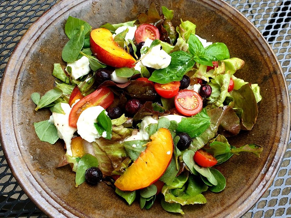 Tomaten Nektarinen Mozzarella Salat Von Anna Banana Chefkoch