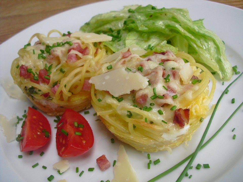 Spaghetti Muffins Von Hrxlam Chefkoch