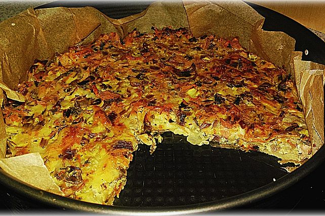 Sonjas Low Carb Quiche ohne Boden mit Wildkräutern von sojansky Chefkoch