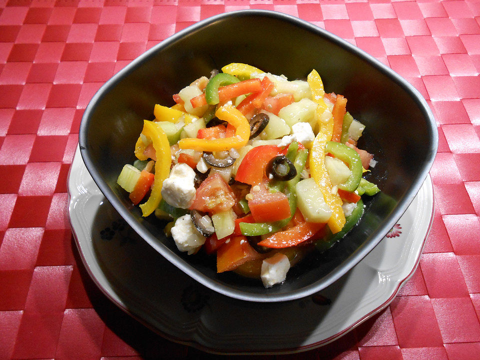 Griechischer Bauernsalat à la Gabi von gabriele9272 Chefkoch