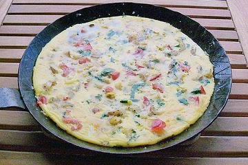 Gemüse Kartoffel Omelette von honeycat Chefkoch