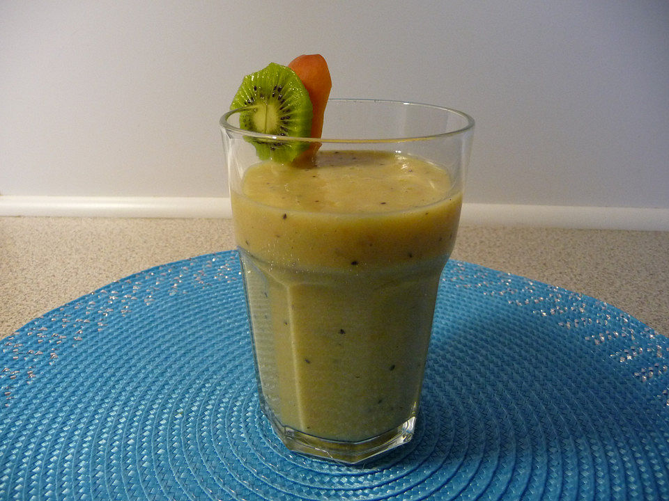 Aprikosen Kiwi Bananen Smoothie Von Peachpie Chefkoch