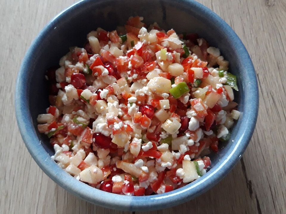 Paprika Apfel Salat Mit H Ttenk Se Von Ifms Chefkoch