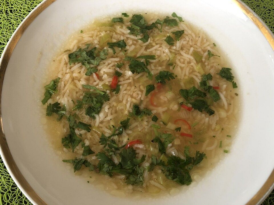 Scharfe Thai Reissuppe Von Pannepot Chefkoch