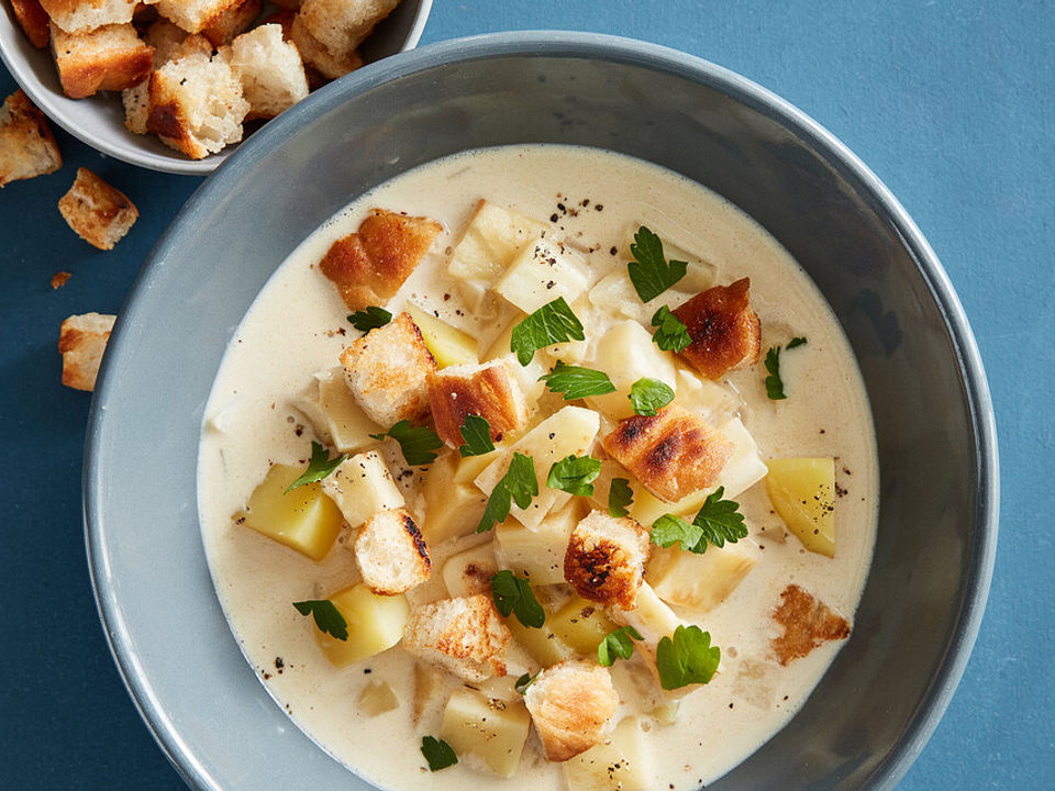 Pastinaken Kartoffel Suppe Von Fuerjedentag Chefkoch