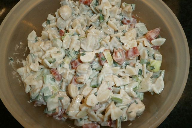 Ww Leichter Nudelsalat Mit Paprika Und Champignons Chefkoch