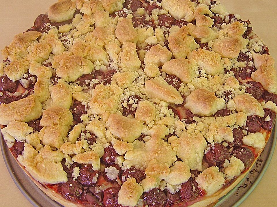 Beeren Streusel Käsekuchen mit Pudding von BWestner Chefkoch