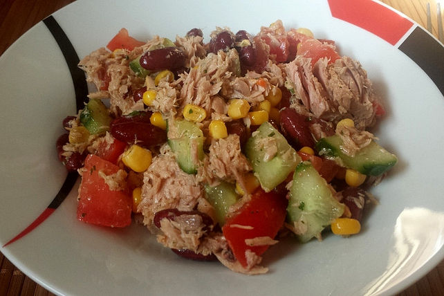 Thunfischsalat Mit Bohnen Von Mamix Chefkoch