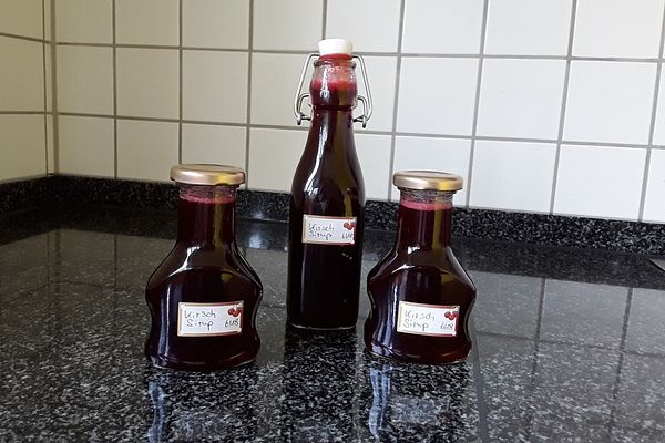 Sirup Von Kirschsaft Von Garten Fee Chefkoch