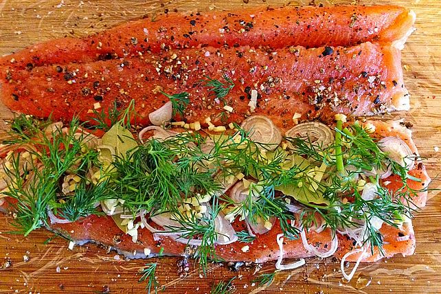 Gebeizter Lachs Von Gabriele46 Chefkoch