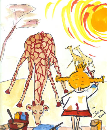 Weihnachtsmarkt Malen