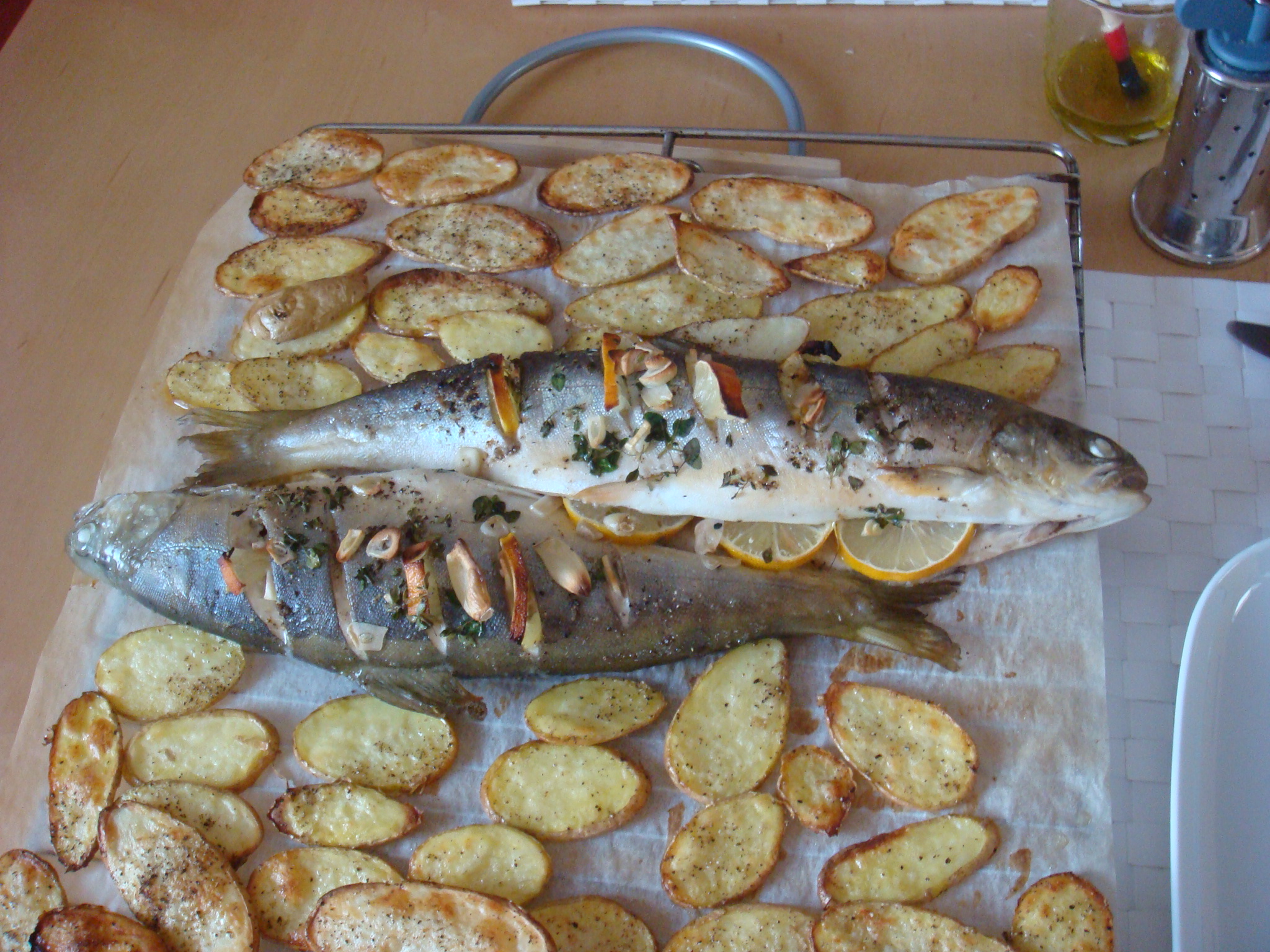 Saibling mit knusper Kartoffel | Fisch & Meeresfrüchte Forum | Chefkoch.de