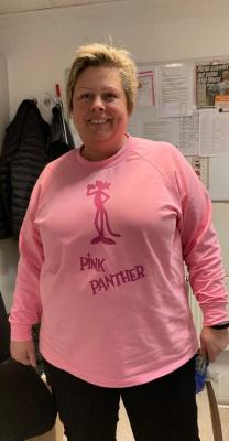Sweatshirt mit dem rosaroten Panther