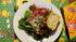 Ostersonntag Vorspeise: Gemischter Blattsalat mit mariniertem Bresaola