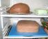 Beide mit BC eingestrichene Torten im Kühlschrank sowie Heli-Stütze