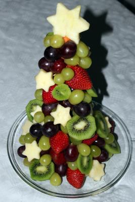 Obst Weihnachtsbaum