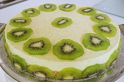 Frischkäse - Kiwi - Torte (Bild)