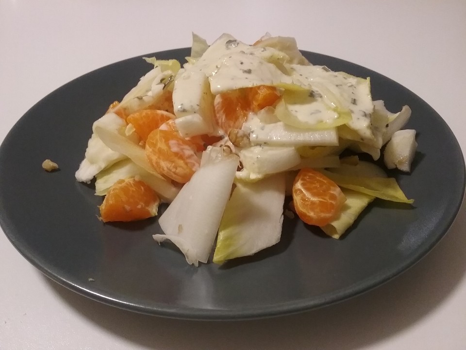 Chicoreesalat mit Mandarinen von gabriele1105 | Chefkoch