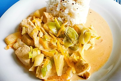 Fisch-Ananas-Curry mit Kokosmilch (Bild)