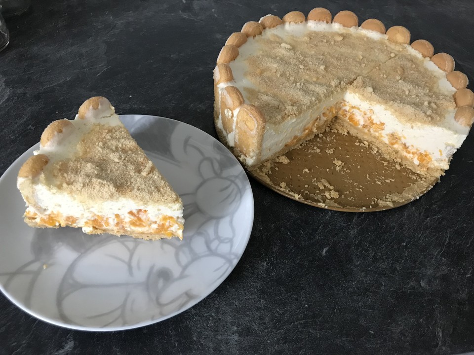 Philadelphia Torte mit Mandarinen und Löffelbiskuits von schnito2000 ...