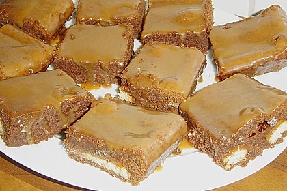Twix White - Brownies mit Rahmkaramell - Topping (Bild)
