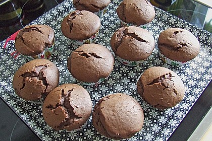 Erdnussbutter - Schokoladen - Muffins (Bild)
