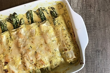 Spargel - Cannelloni (Bild)