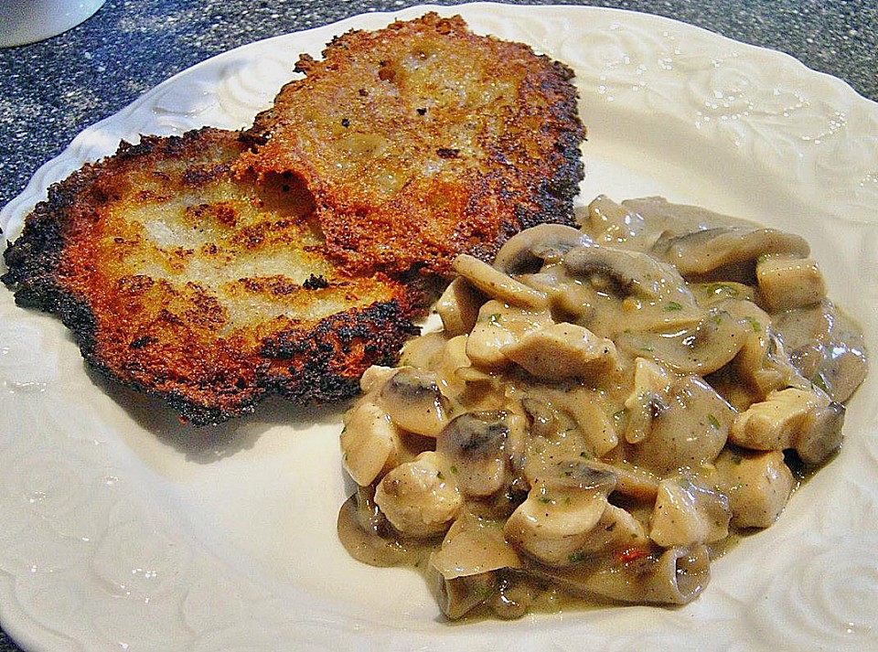 Zürcher Kalbsgeschnetzeltes mit Kartoffelrösti