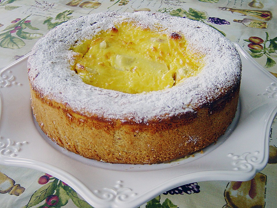 Apfel-Vanillekuchen mit Crème fraîche von Sugar04 | Chefkoch