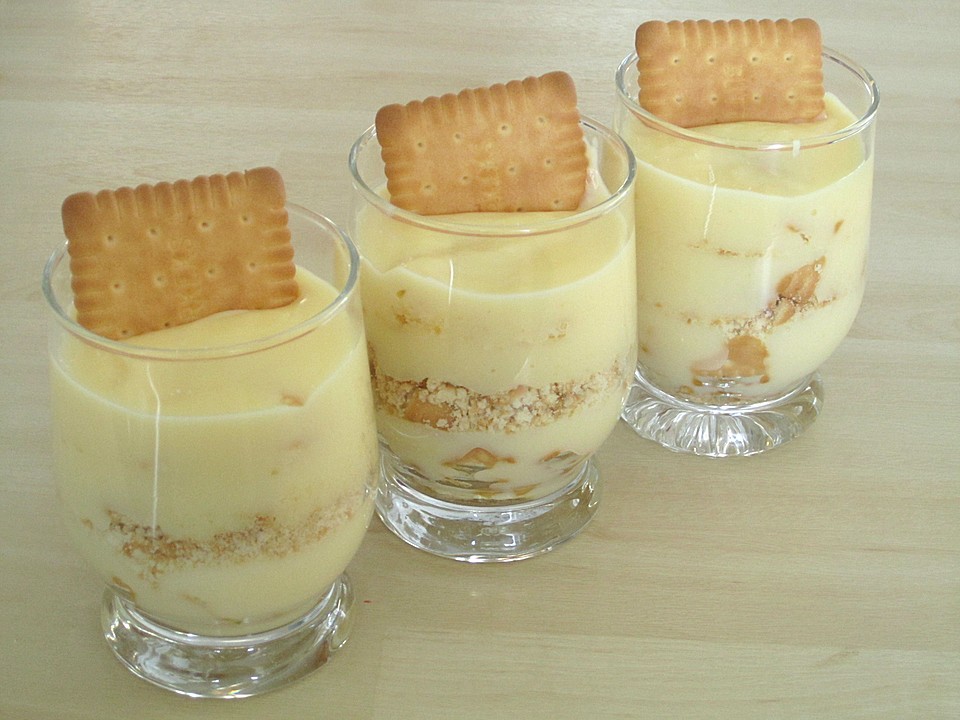 Vanille - Pudding mit Butterkeksen von Jueson | Chefkoch