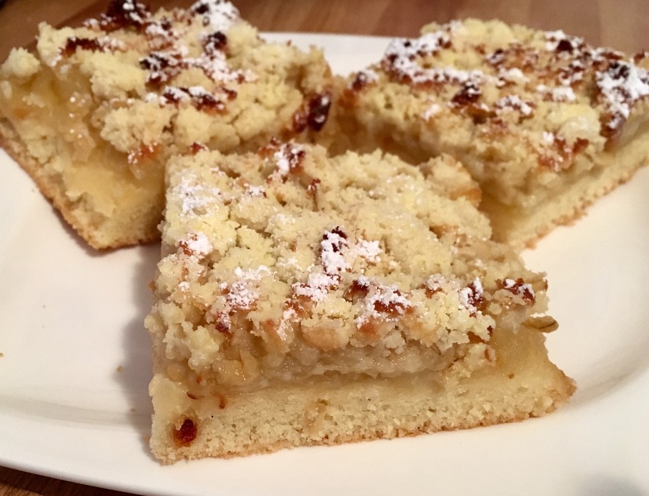 Apfelkuchen mit Streuseln vom Blech von heresbach | Chefkoch