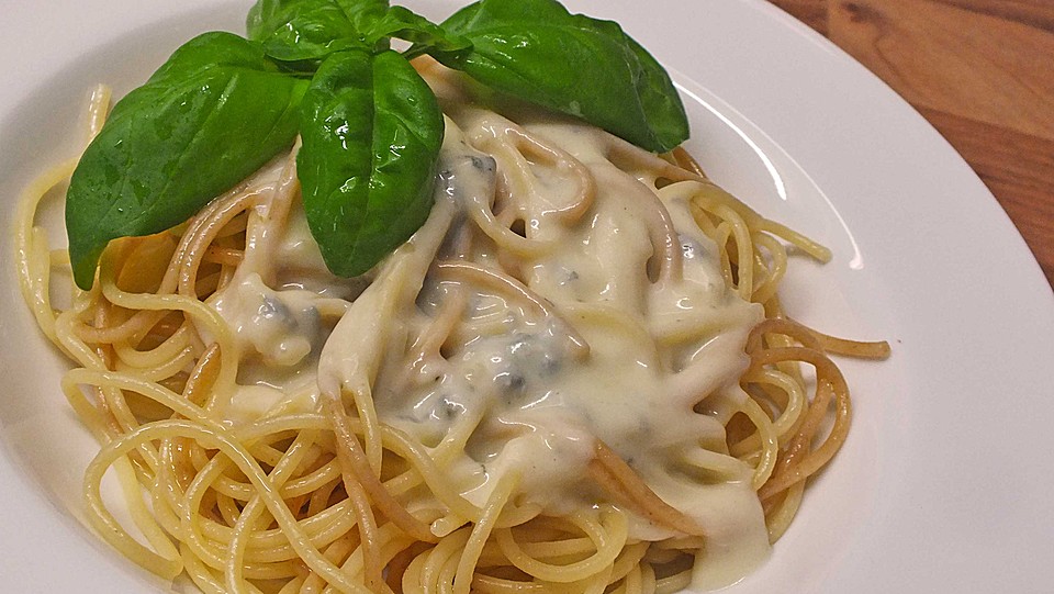 Spaghetti mit Gorgonzola - Sahne - Sauce von simone2 | Chefkoch