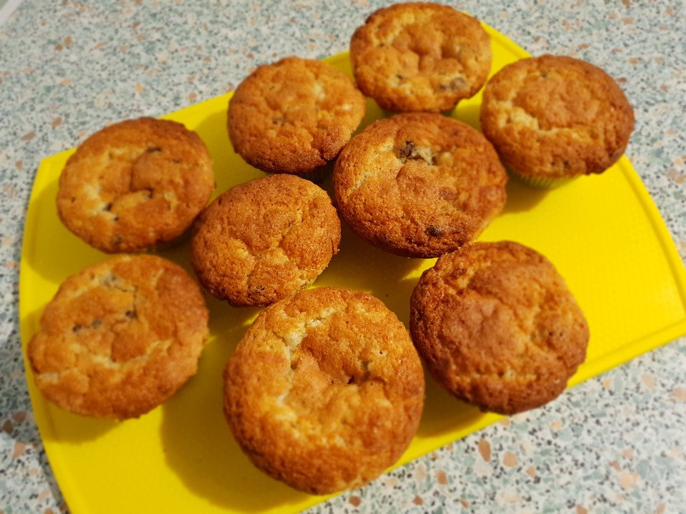 Muffins mit Kakao und Schokostückchen von sunnyfan | Chefkoch